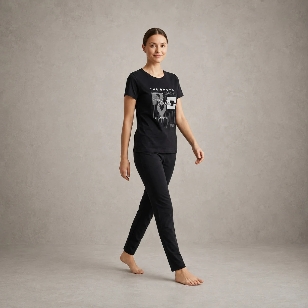 Black Shirt Trouser Set – Soft, Comfortable & Urban Casual Wear — photo 3