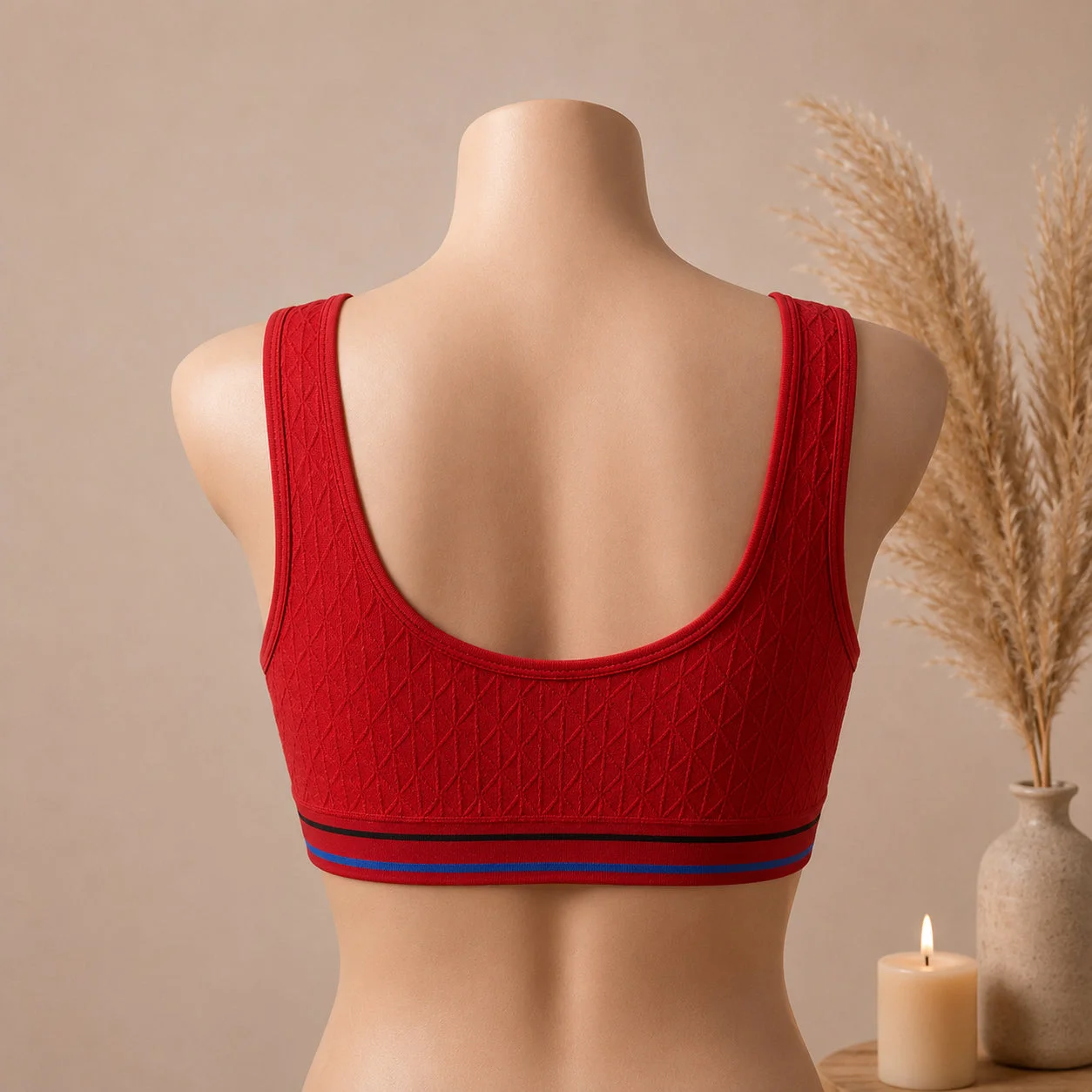 FlexFit Seamless Sports Bra – Supportive Wireless Active Comfort — photo 3