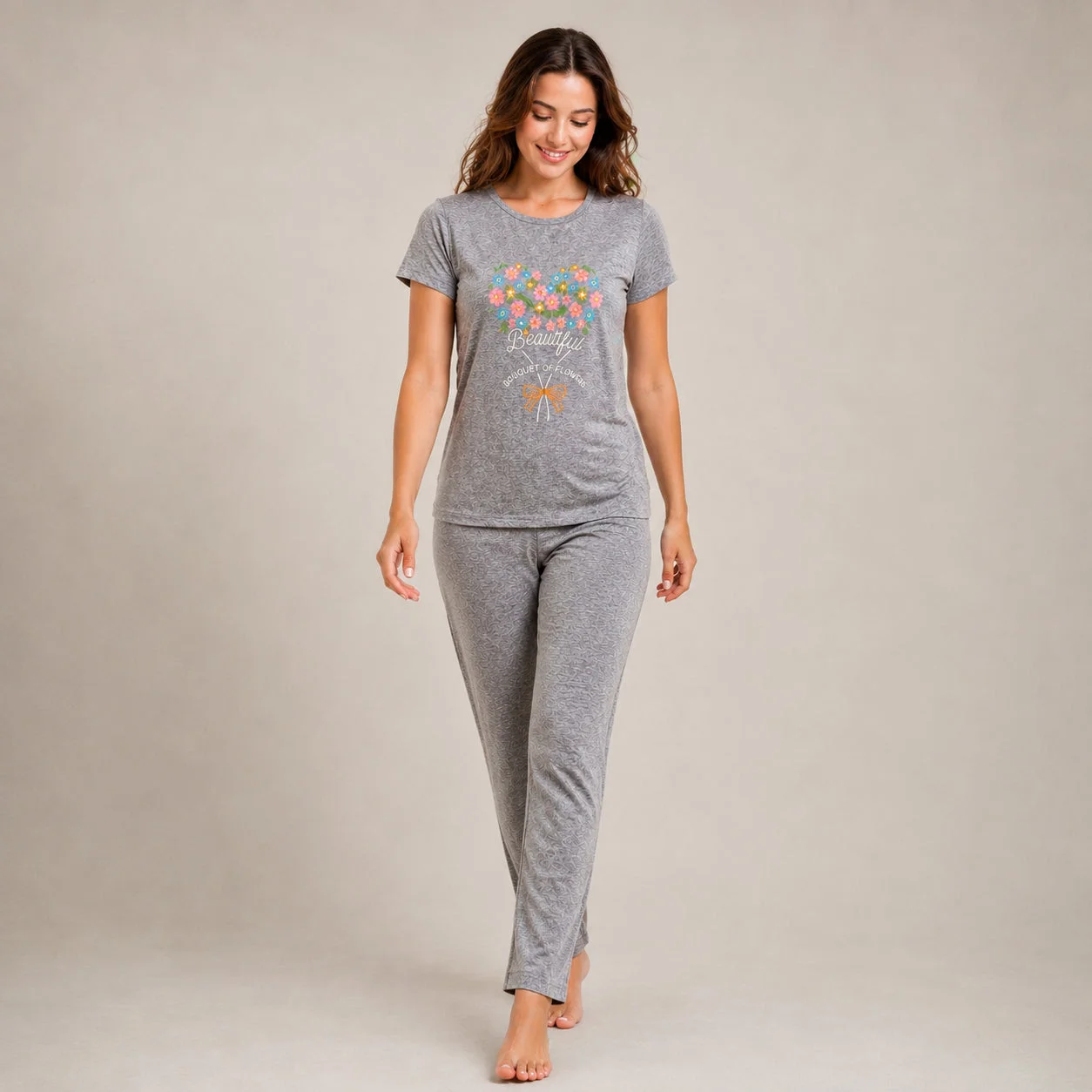 Grey Shirt Trouser Set – Soft, Comfortable & Relaxed Fit — photo 3
