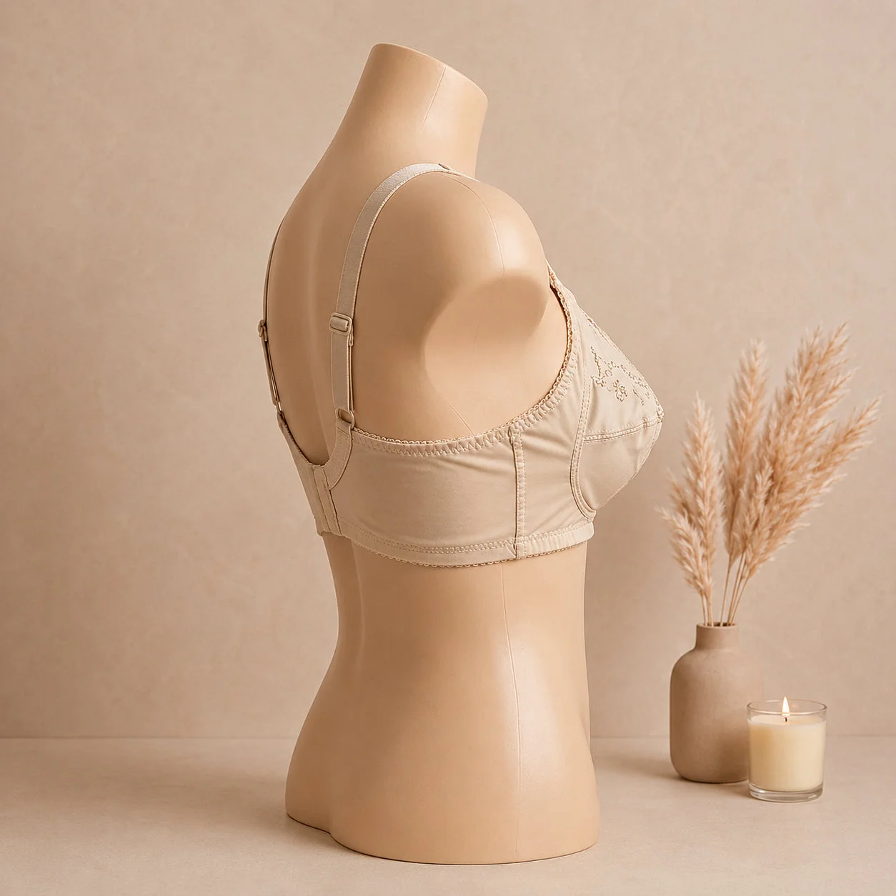 Pure Cotton Embroidered Brassiere Breathable, Soft & All Day Comfort — photo 4