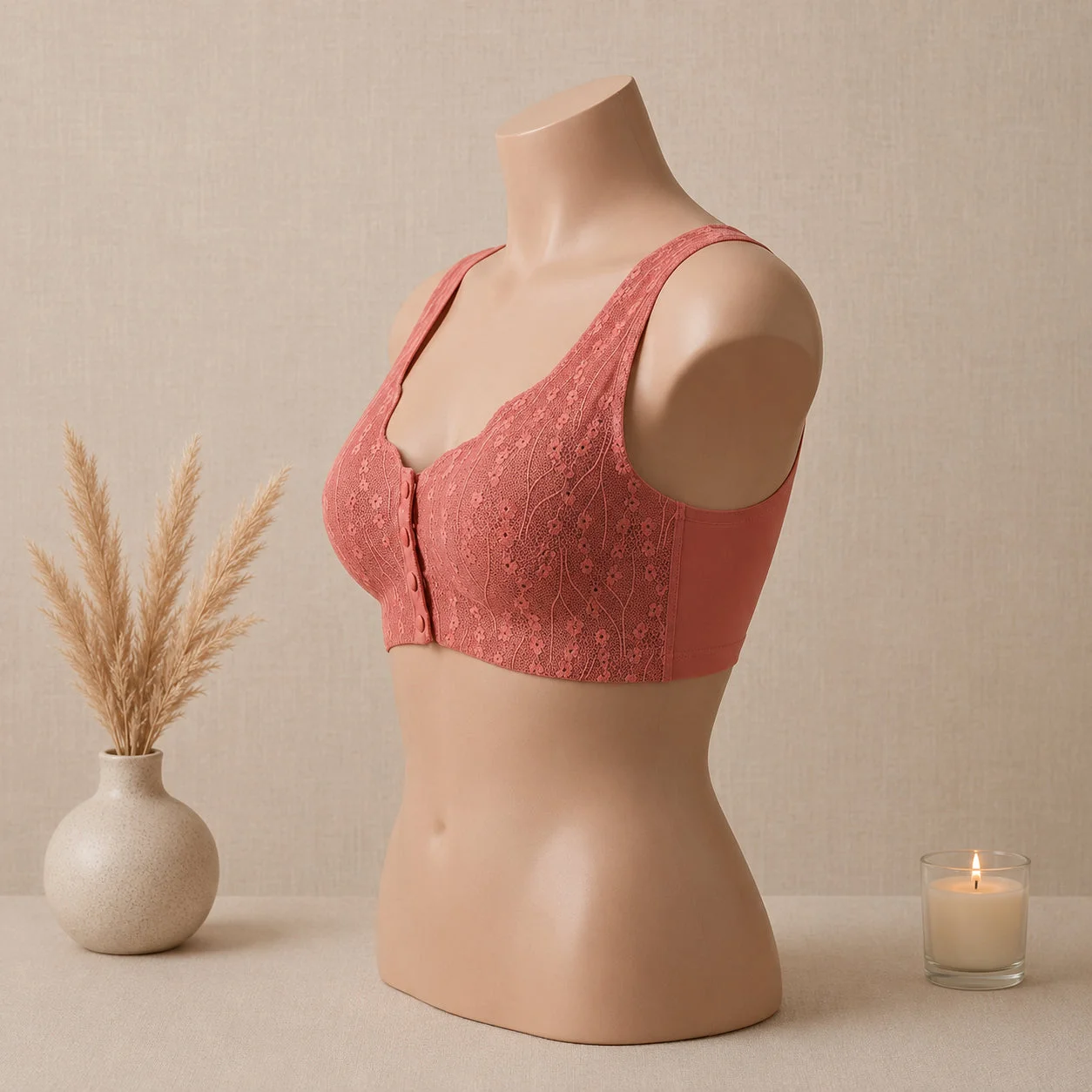 Soft Padded Feeding Bra – Wireless Comfortable Nursing Bra for Moms — photo 4