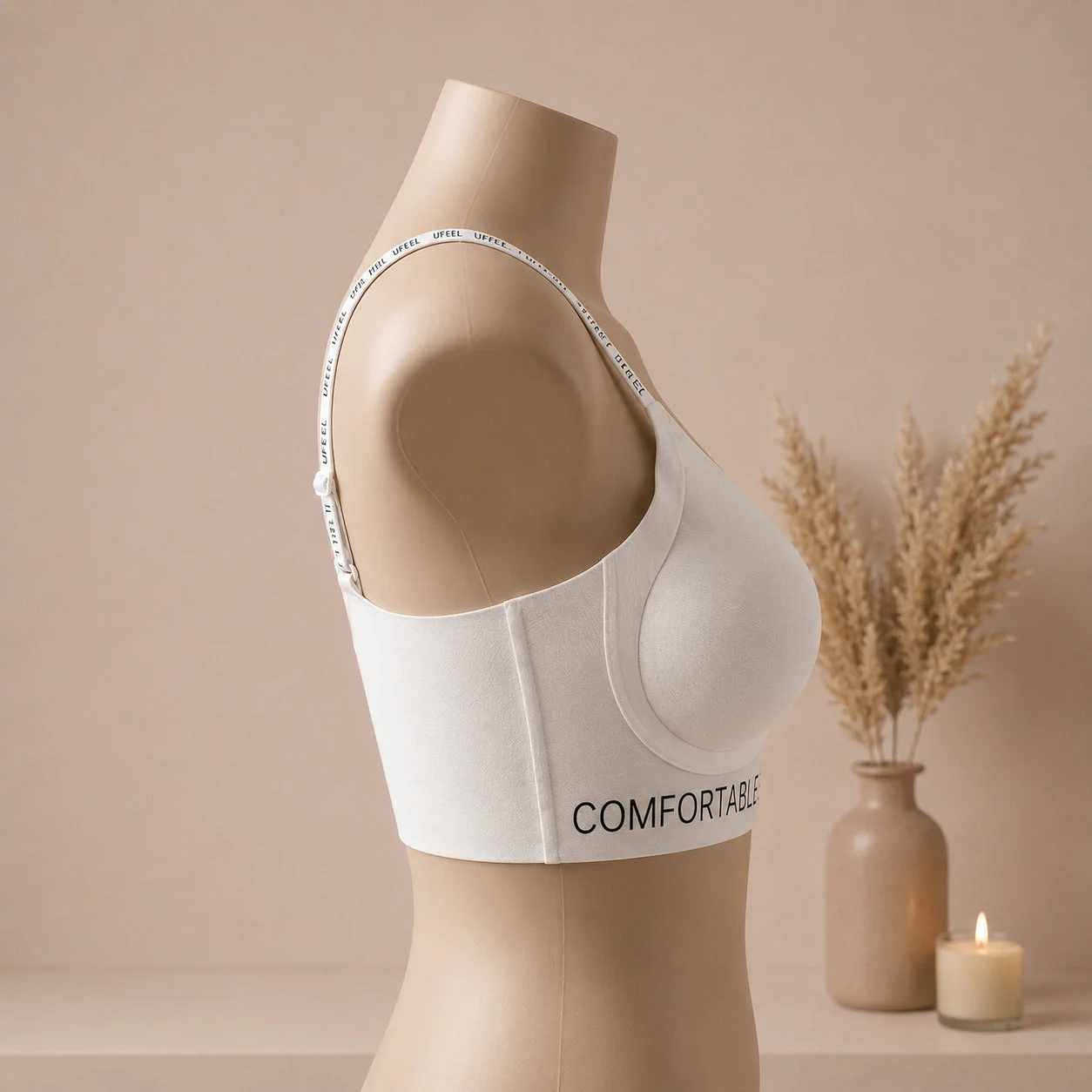 Comfortable Padded Sports Bra – Wireless Soft Support for Everyday Wear — photo 4